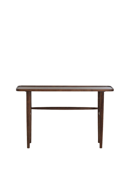 Qiano Small Acacia Wood Console Table