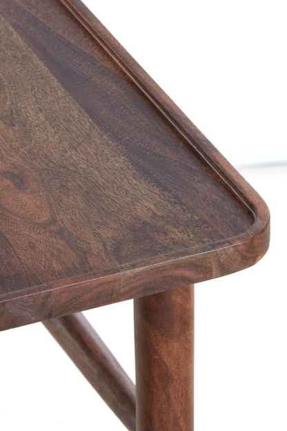 Qiano Small Acacia Wood Console Table