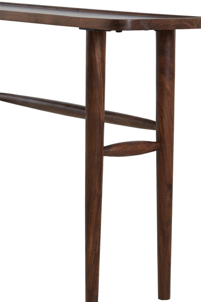 Qiano Small Acacia Wood Console Table