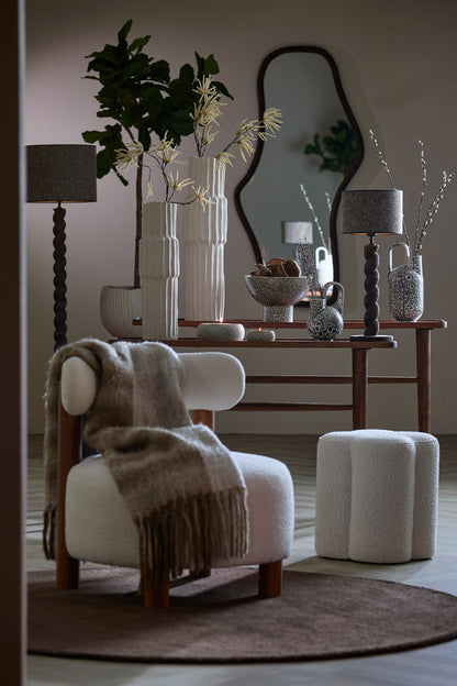 Qiano Small Acacia Wood Console Table