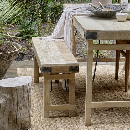 Limewash Folding Bench – 120 cm & 160 cm