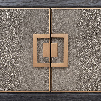 Bloomville 4 Door TV Unit Gold