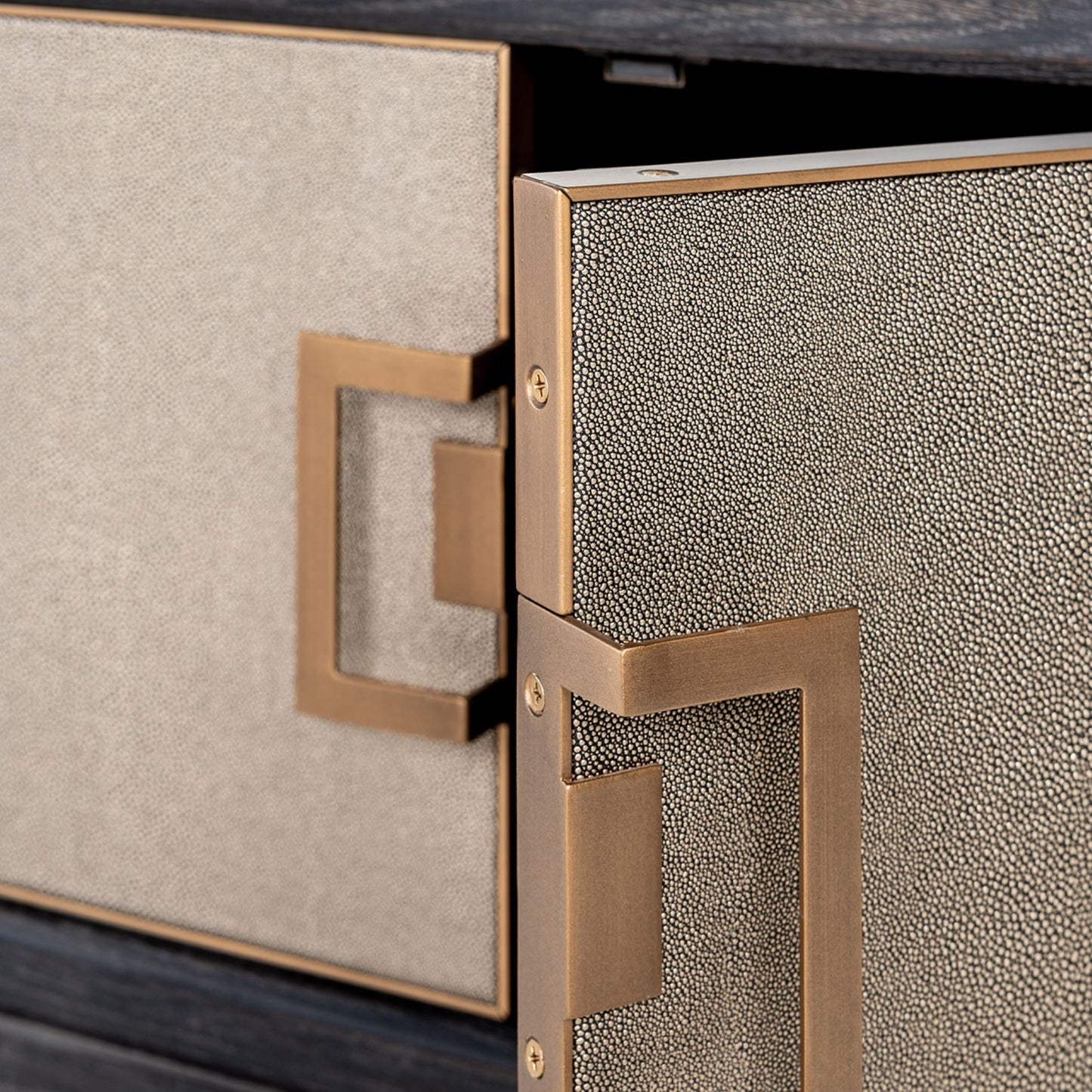 Bloomville 4 Door TV Unit Gold