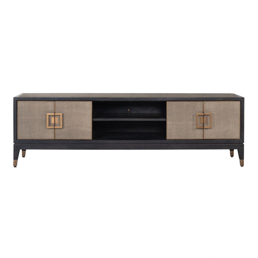 Bloomville 4 Door TV Unit Gold