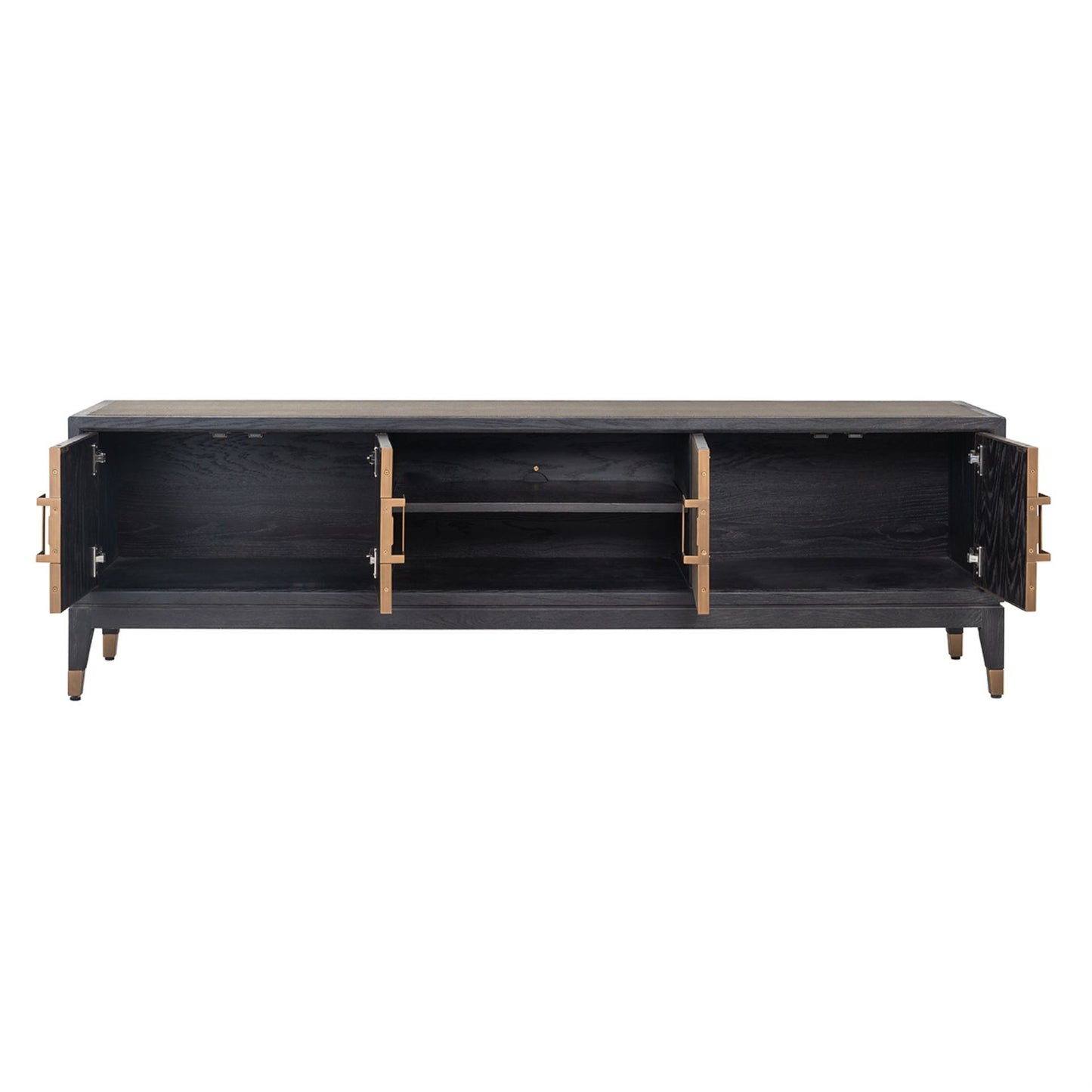 Bloomville 4 Door TV Unit Gold
