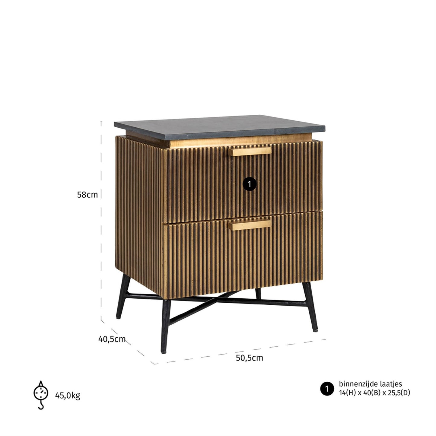 Ironville Nightstand