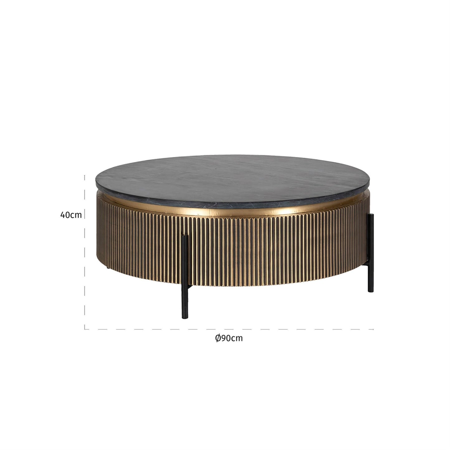 Ironville Round Coffee Table
