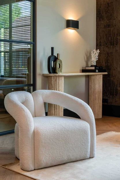 La Cantera Travertine Console Table