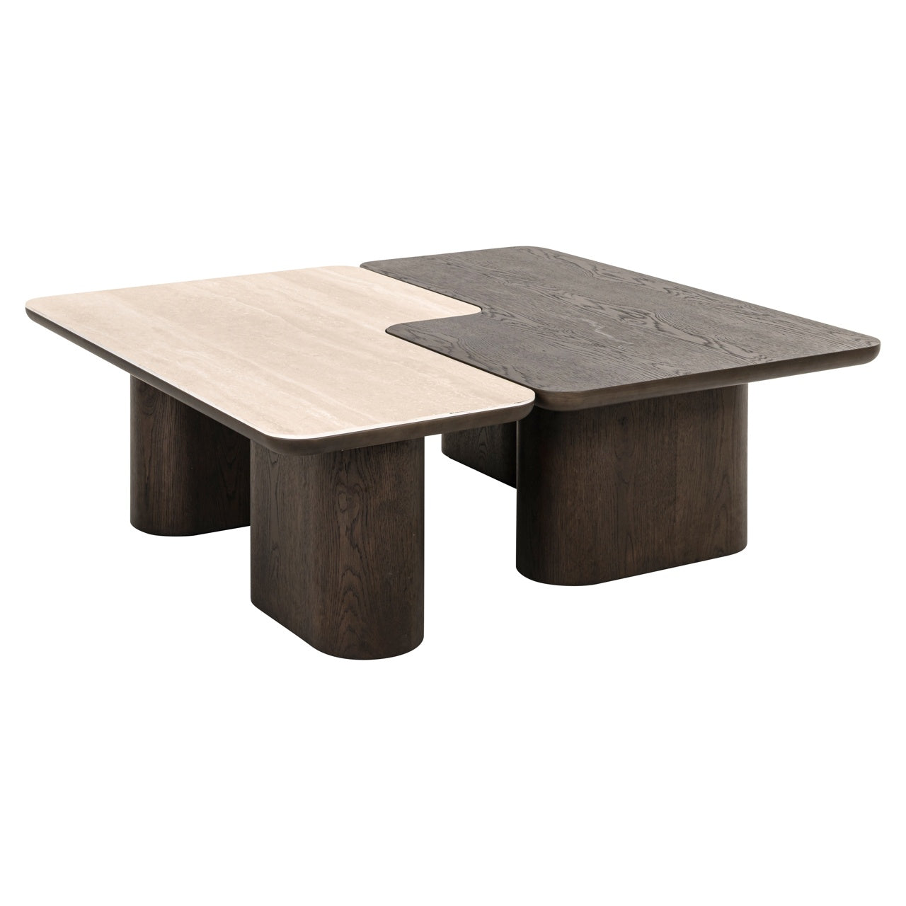 Nando Brown Coffee Table (Set of 2)