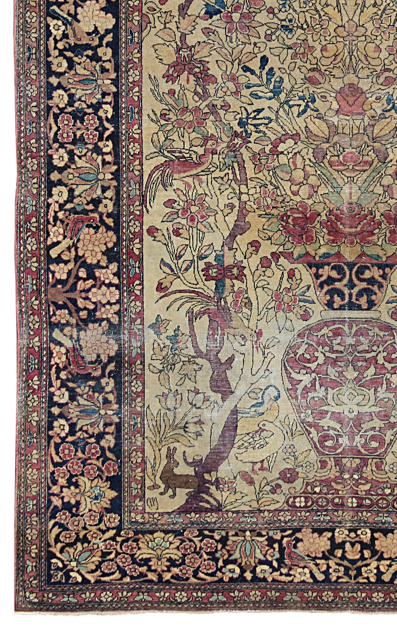 Antique Isfahan Rug