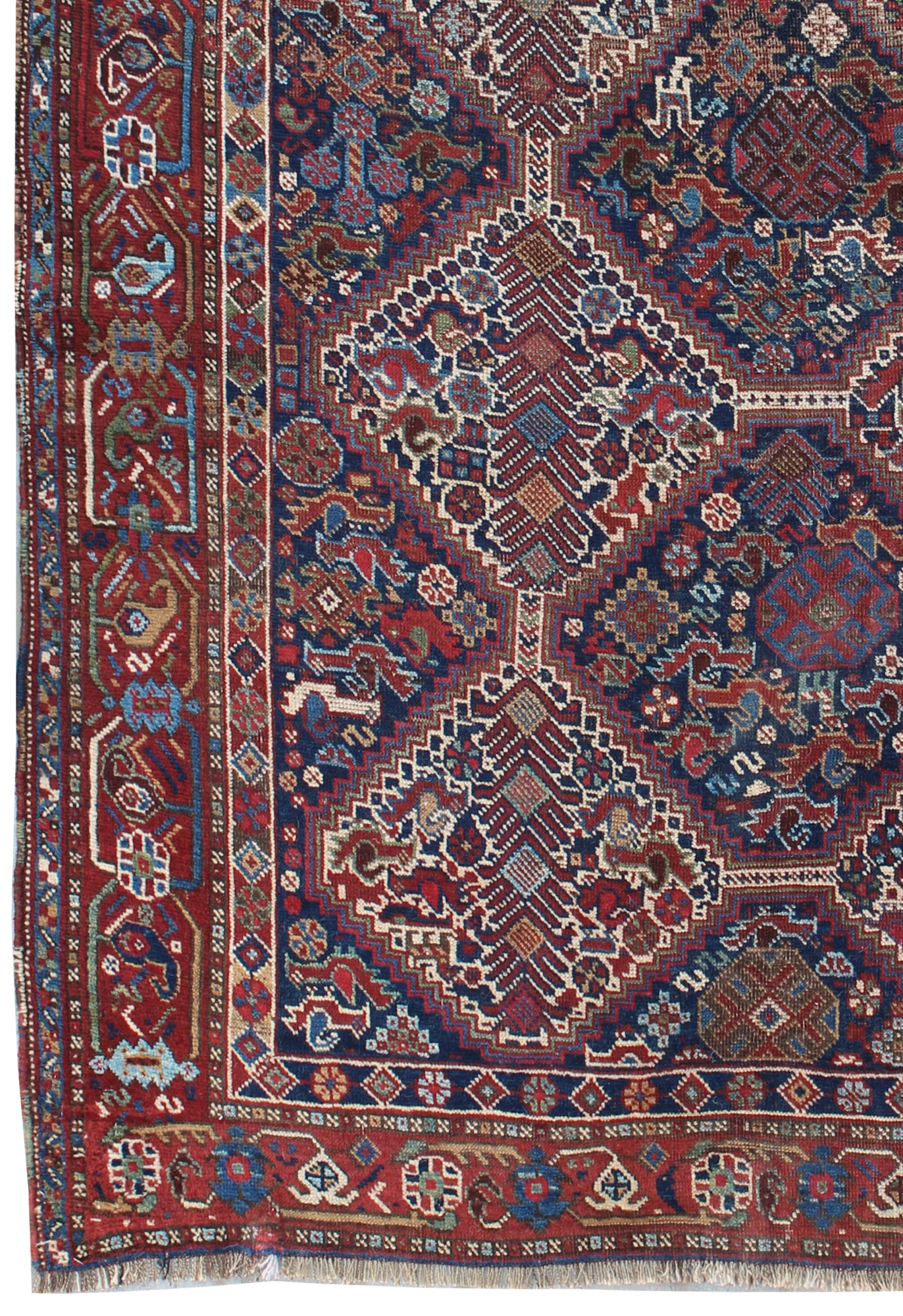 Antique Khamseh Rug