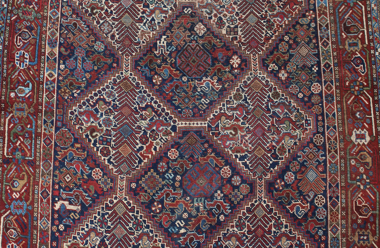 Antique Khamseh Rug