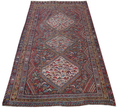 Antique Khamseh Rug
