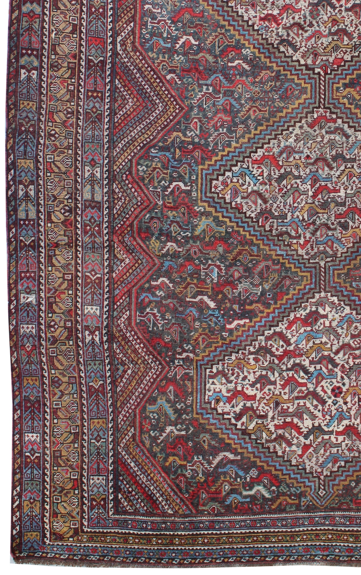 Antique Khamseh Rug