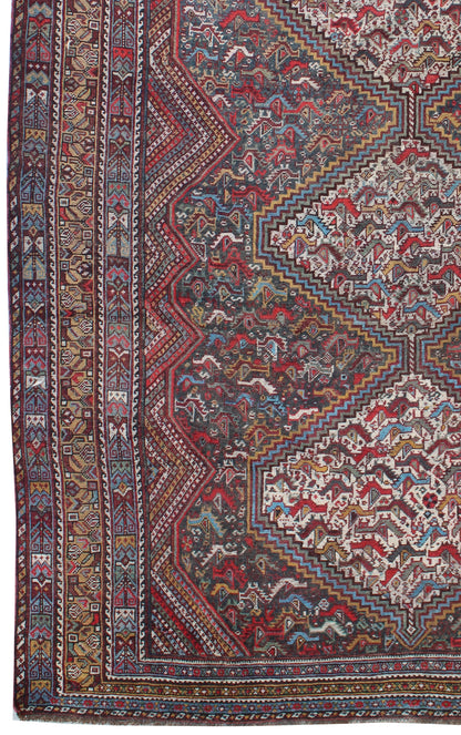 Antique Khamseh Rug