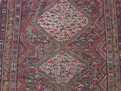 Antique Khamseh Rug