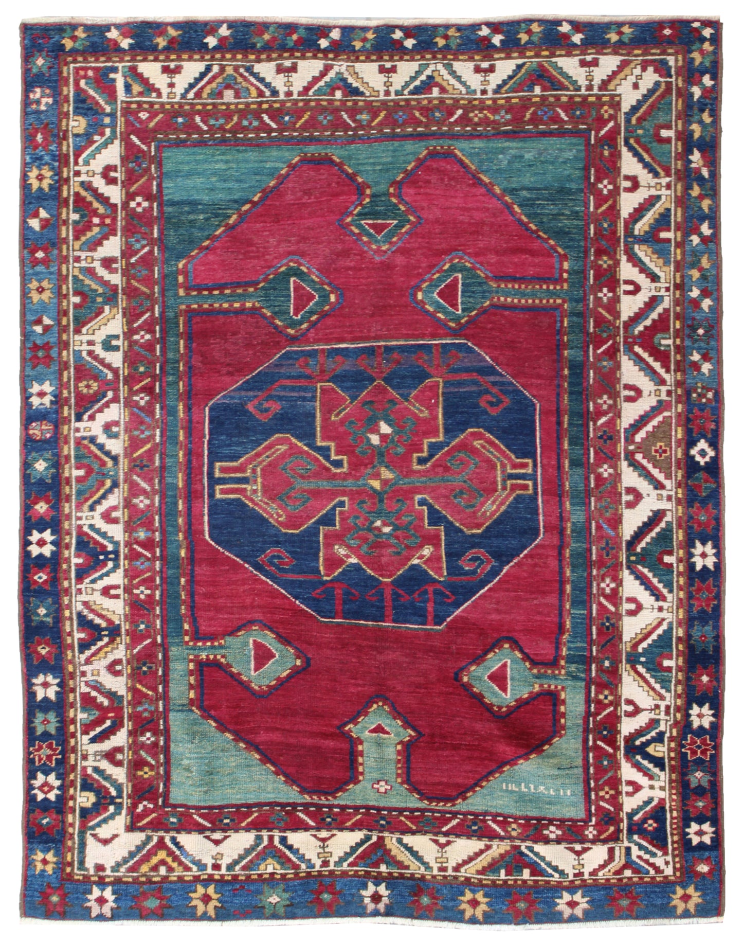 Antique Kazak Rug