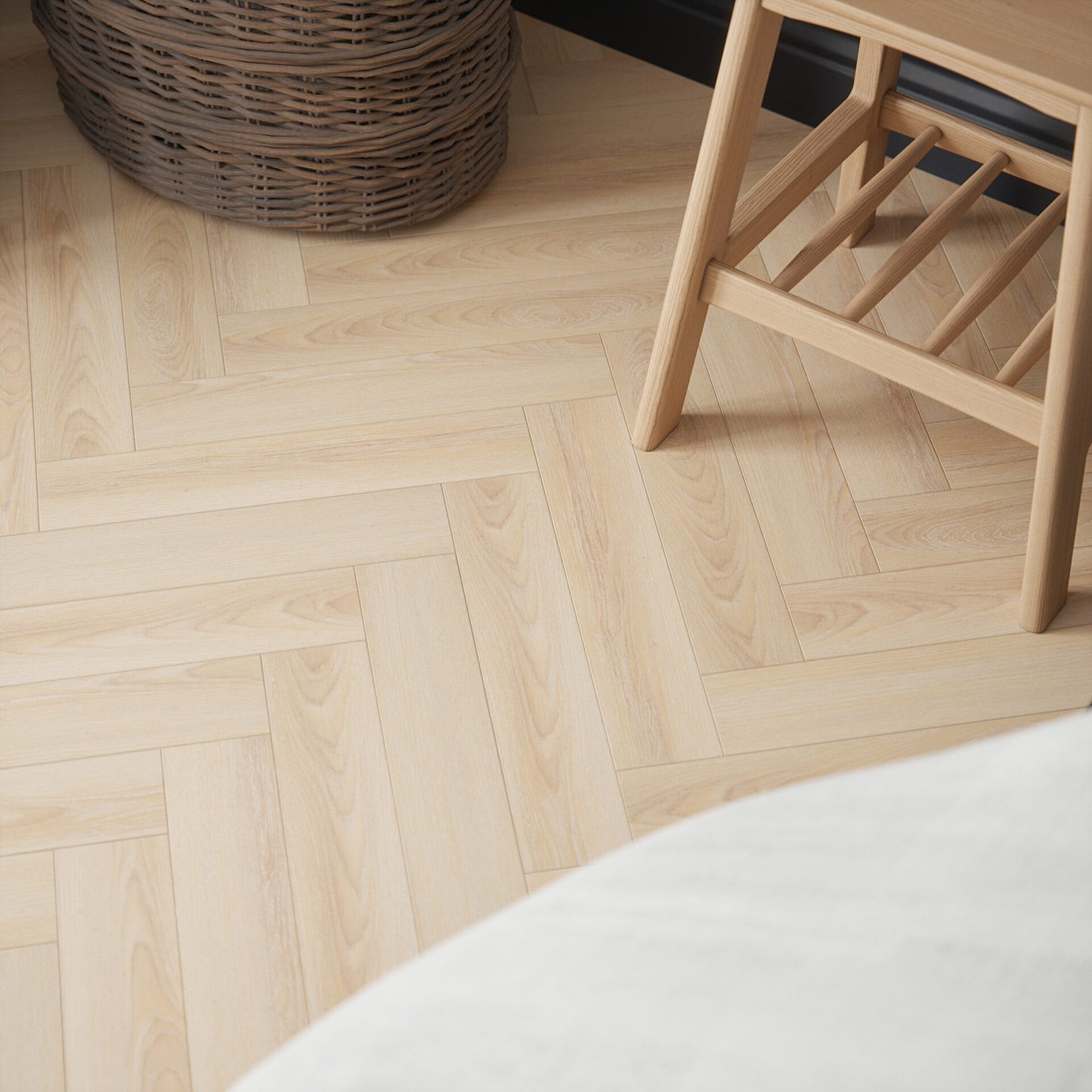 Rhodes Oak Herringbone
