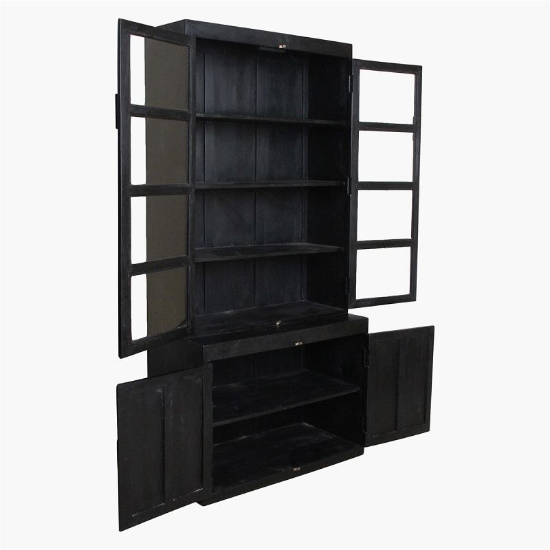 Hutch Cabinet Black