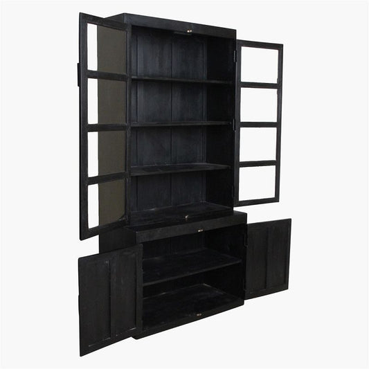 Hutch Cabinet Black