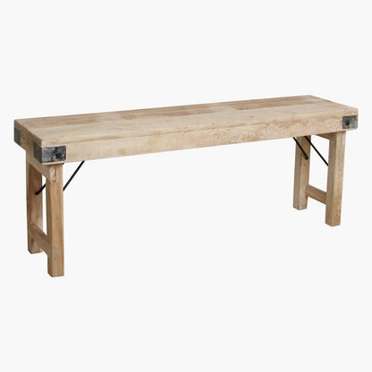 Limewash Folding Bench – 120 cm & 160 cm
