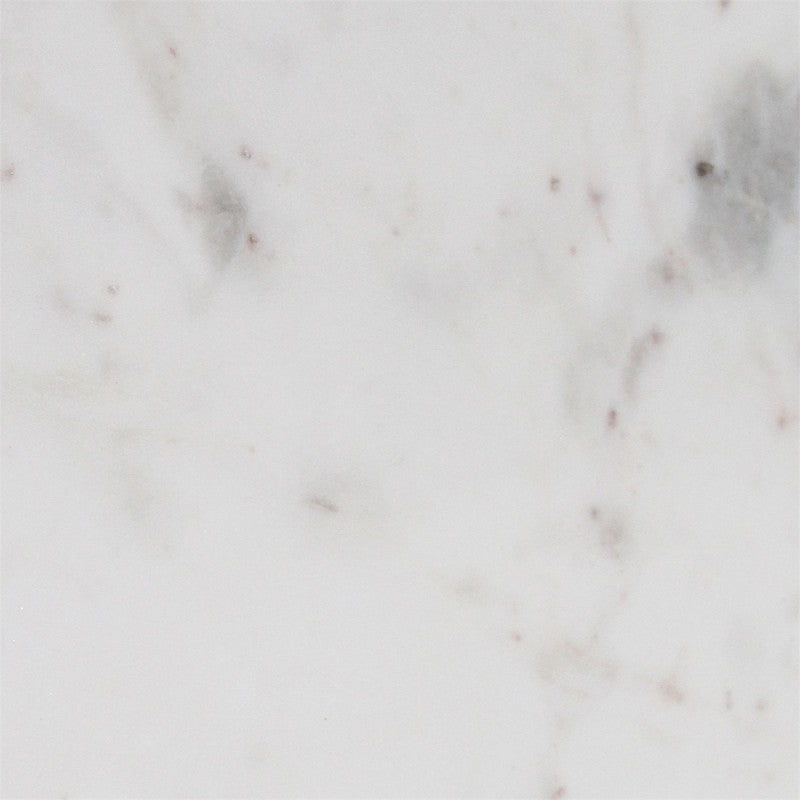 Marble Side Table Round White