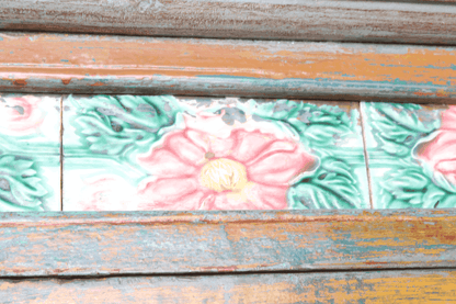 8-Panel Blue & Yellow Cabinet