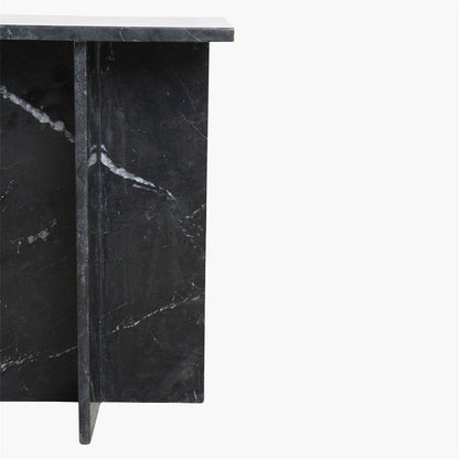 Shanghai Side Table in Black Marble