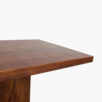 Bullnose Greek Cross Dining Table - Mango Wood