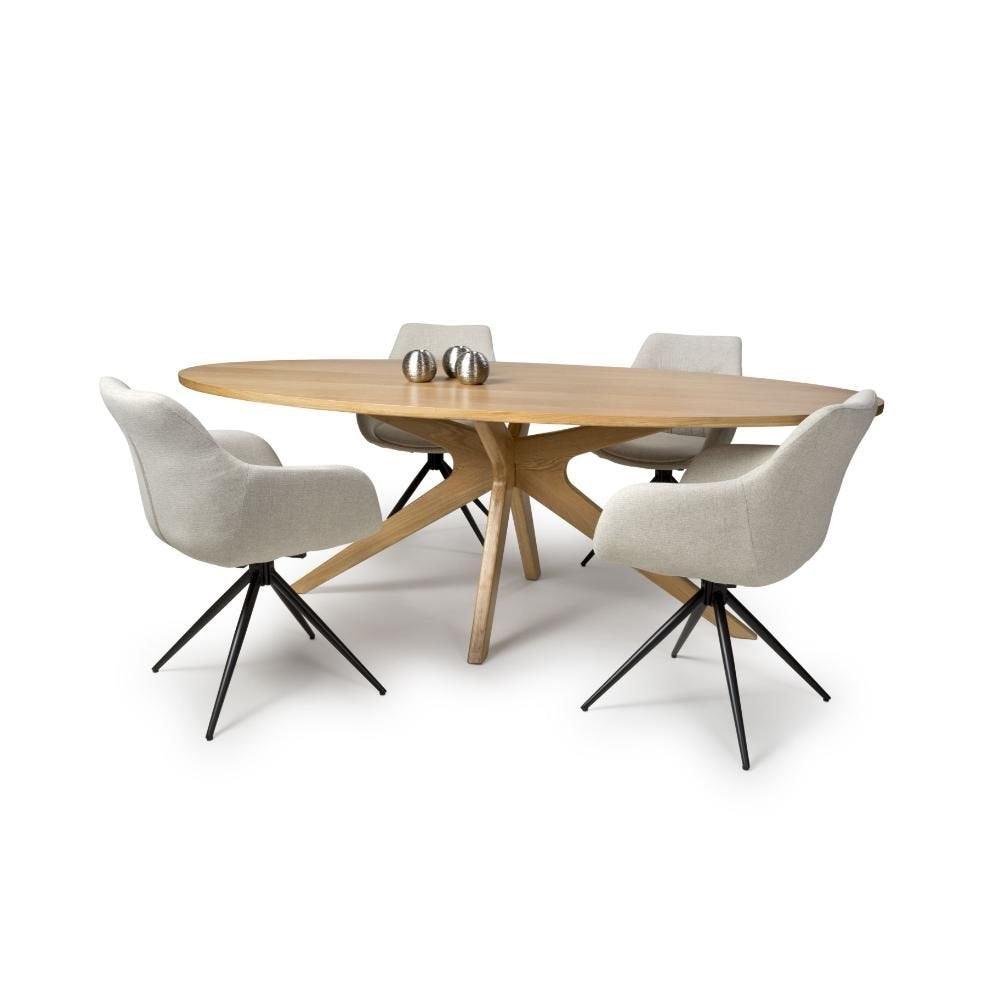 Hoxton Oval Dining Table 2000mm