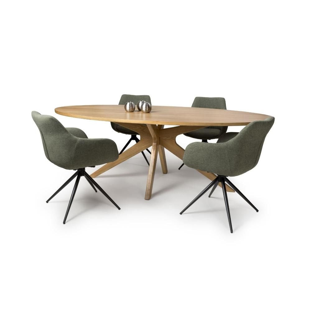 Hoxton Oval Dining Table 2000mm