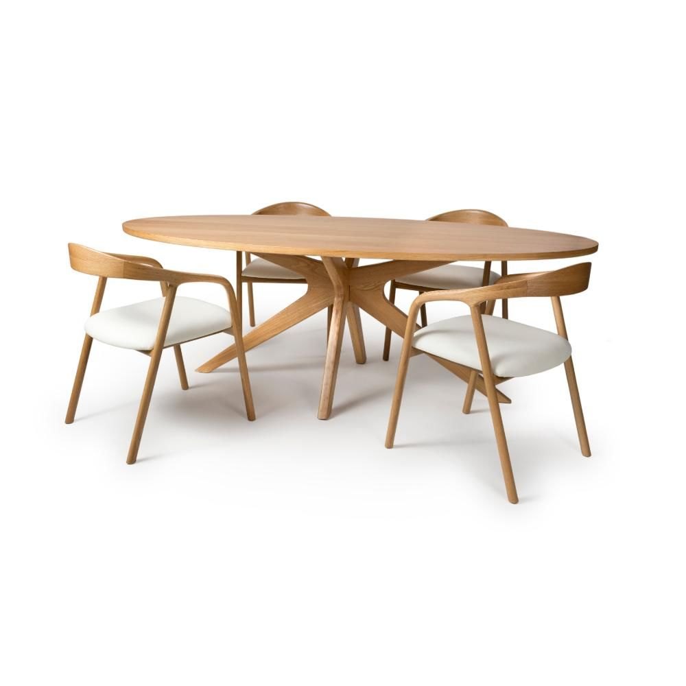 Hoxton Oval Dining Table 2000mm