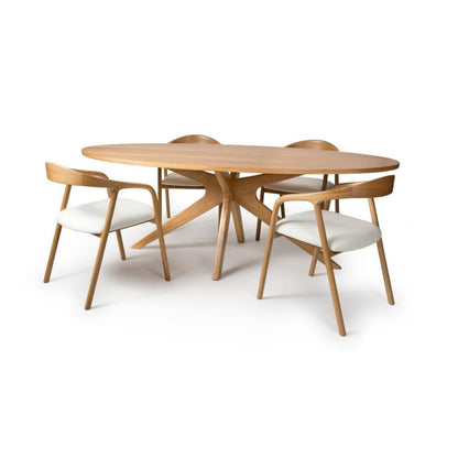 Hoxton Oval Dining Table 2000mm