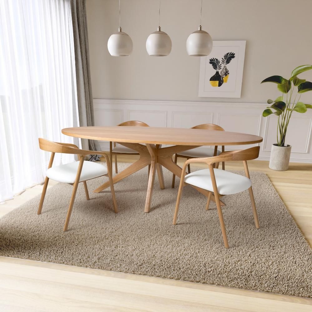 Hoxton Oval Dining Table 2000mm