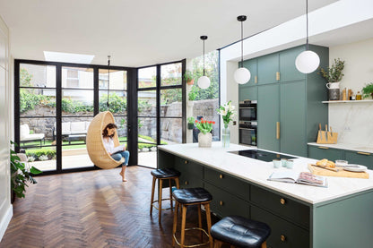 White Oak Tumbled Herringbone Double Smoked & Oiled