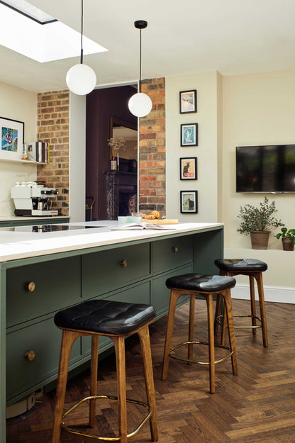 White Oak Tumbled Herringbone Double Smoked & Oiled