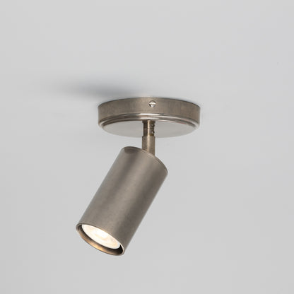 Evanston Directional Brass Ceiling Spotlight 8.5cm IP20