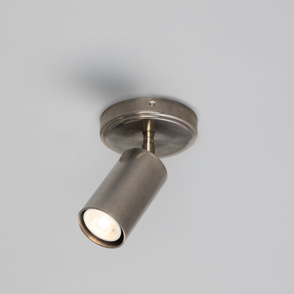 Evanston Directional Brass Ceiling Spotlight 8.5cm IP20