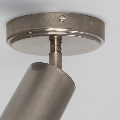 Evanston Directional Brass Ceiling Spotlight 8.5cm IP20