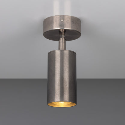 Evanston Directional Brass Ceiling Spotlight 8.5cm IP20