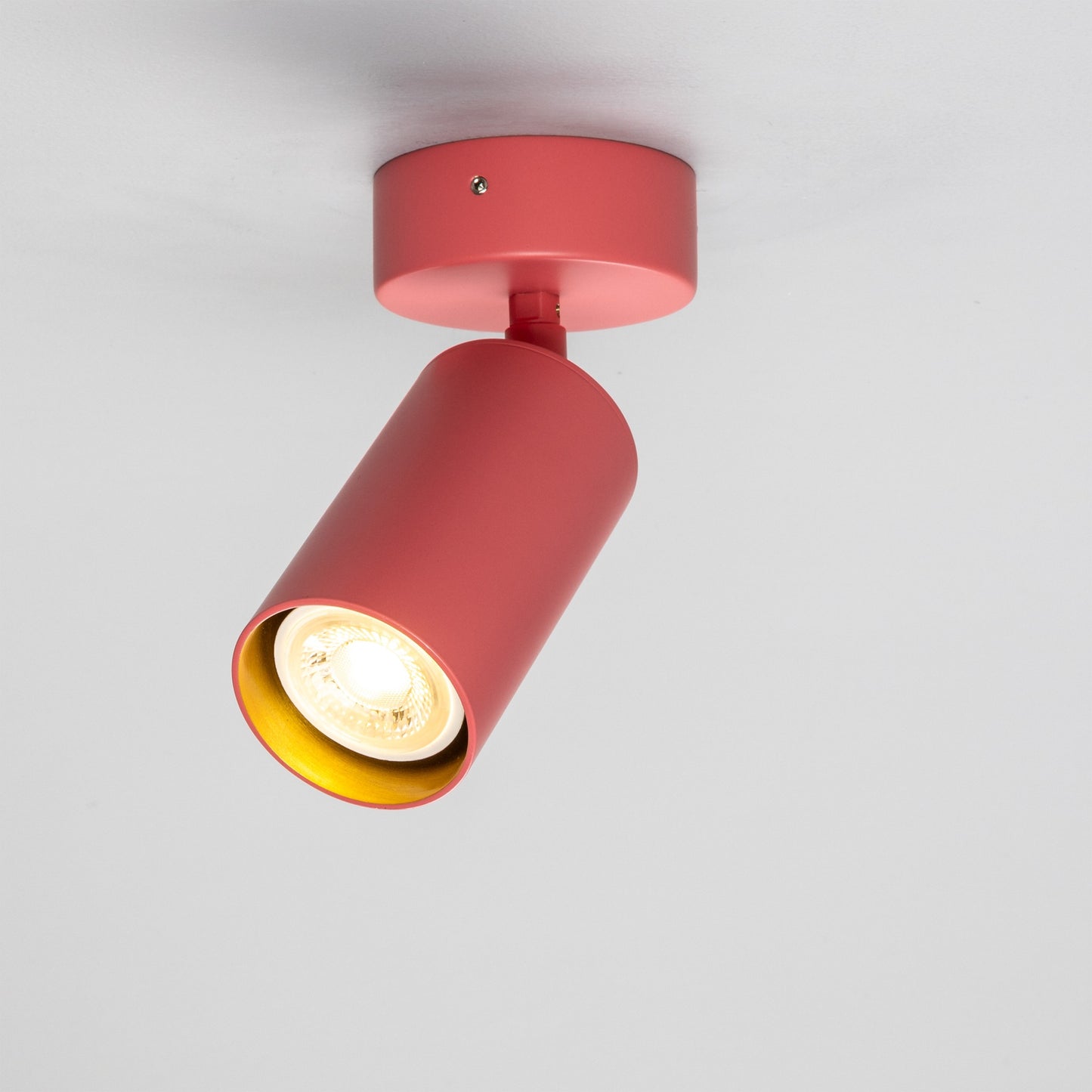 Evanston Directional Brass Ceiling Spotlight 8.5cm IP20