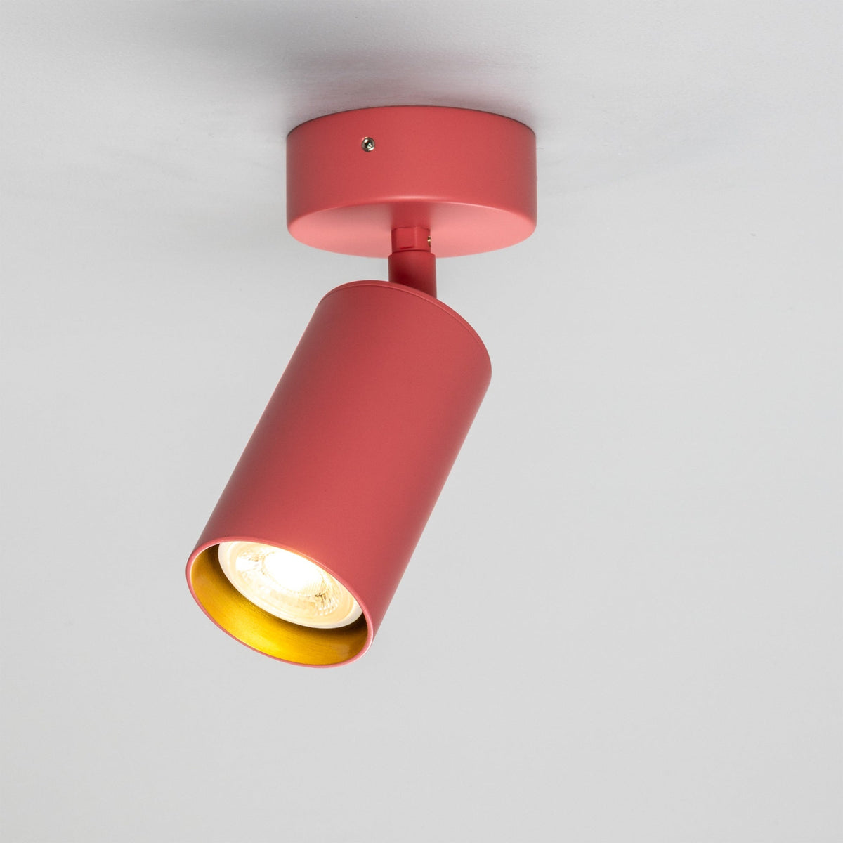 Evanston Directional Brass Ceiling Spotlight 8.5cm IP20