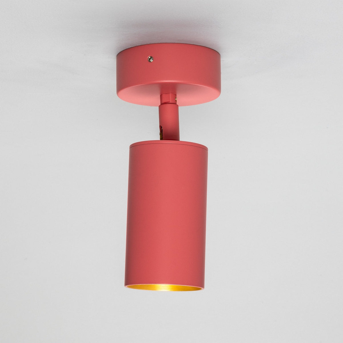 Evanston Directional Brass Ceiling Spotlight 8.5cm IP20