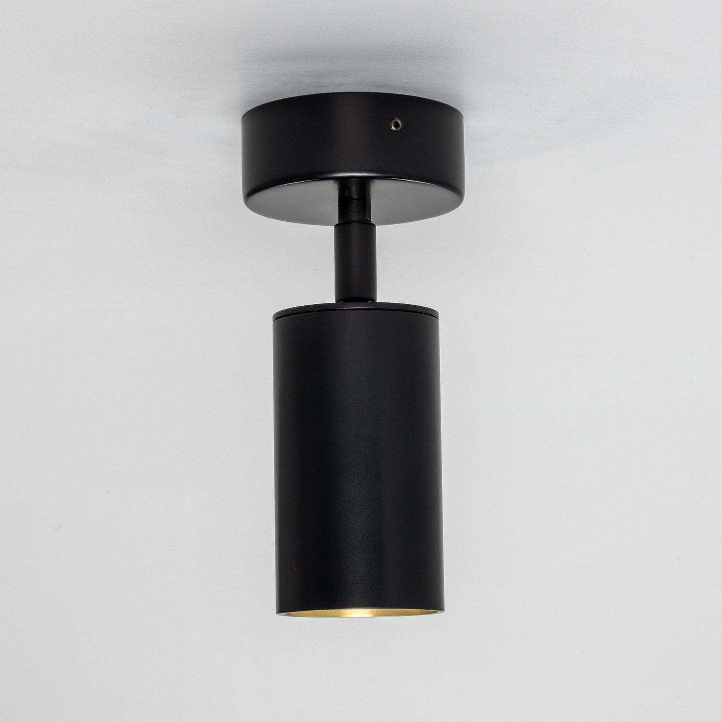 Evanston Directional Brass Ceiling Spotlight 8.5cm IP20