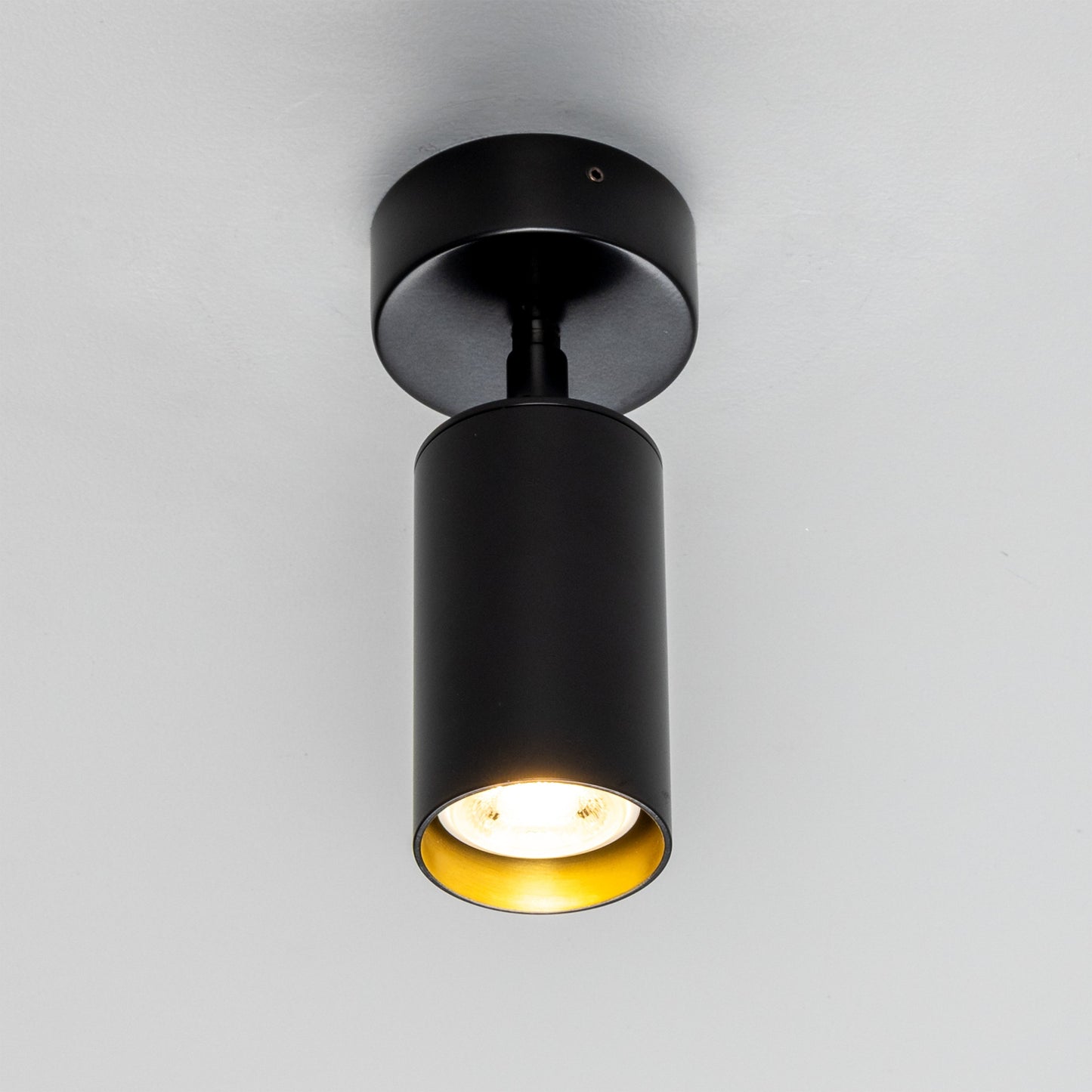 Evanston Directional Brass Ceiling Spotlight 8.5cm IP20