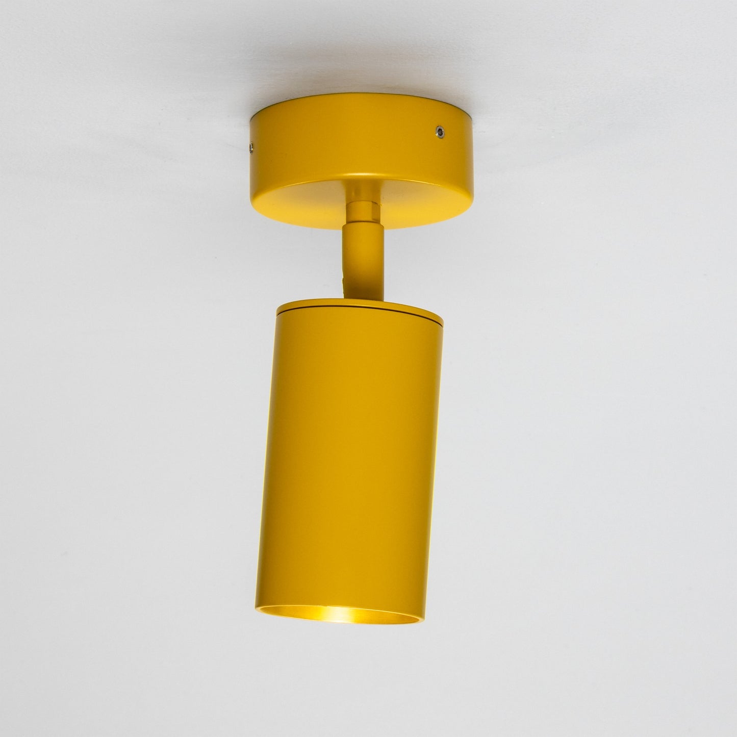 Evanston Directional Brass Ceiling Spotlight 8.5cm IP20