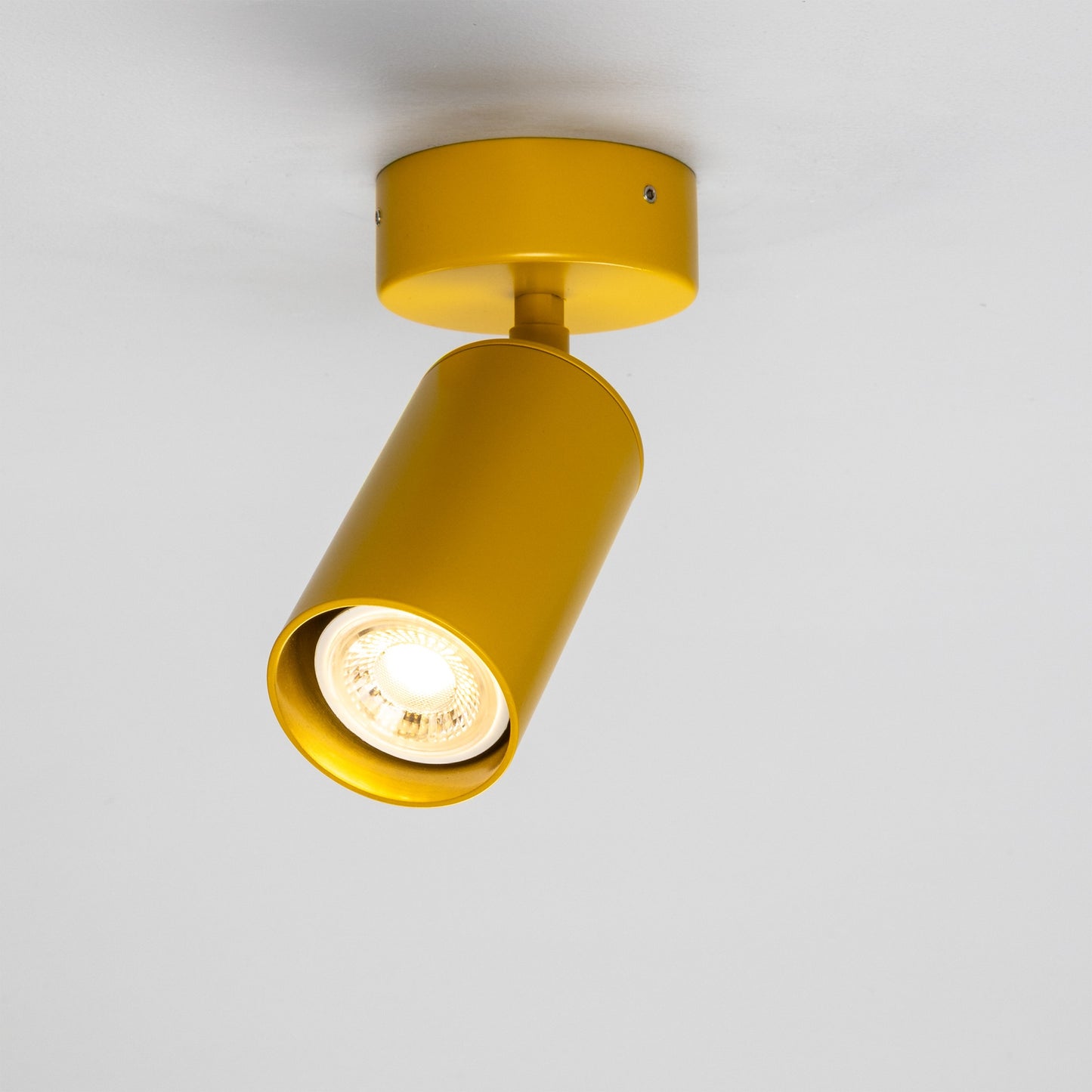 Evanston Directional Brass Ceiling Spotlight 8.5cm IP20