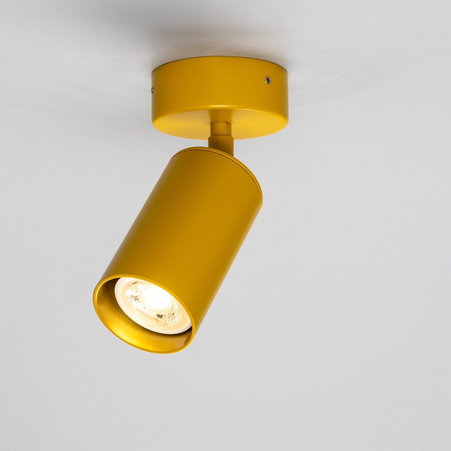 Evanston Directional Brass Ceiling Spotlight 8.5cm IP20