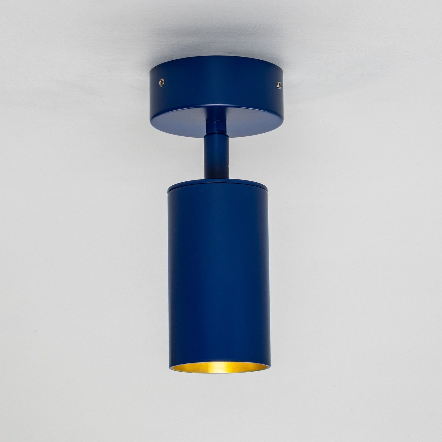 Evanston Directional Brass Ceiling Spotlight 8.5cm IP20