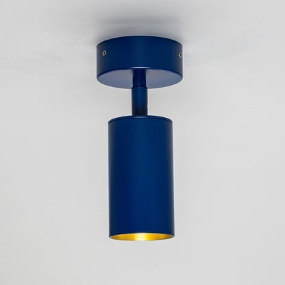 Evanston Directional Brass Ceiling Spotlight 8.5cm IP20